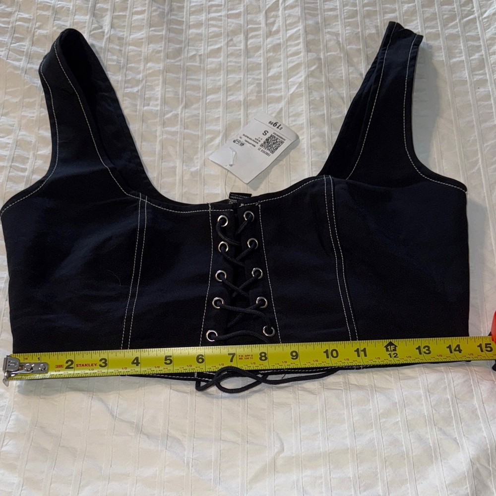 Forever 21 Lace-Up top Brand New - Picture 5 of 6